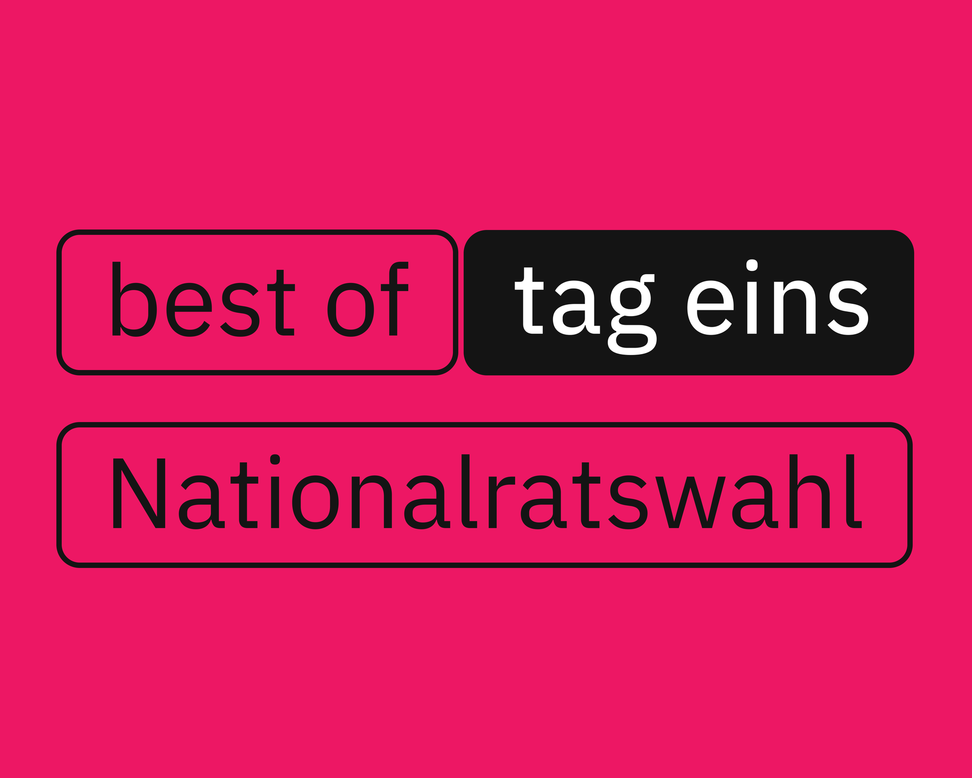 Nationalratswahl 2024 – Best of tag eins