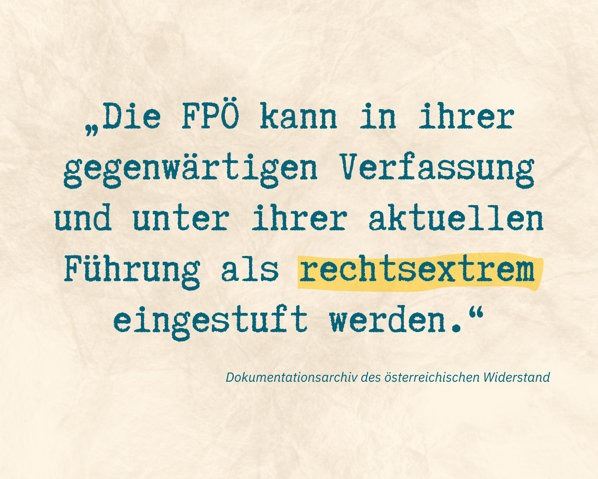 Ist die FPÖ eine rechtsextreme Partei? Spoiler: Ja!